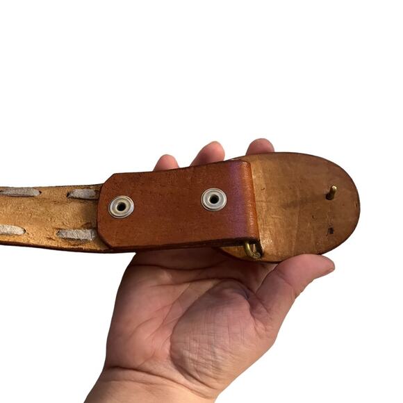 Vintage Tool Leather and Buckle Belt - Picture 2 of 5